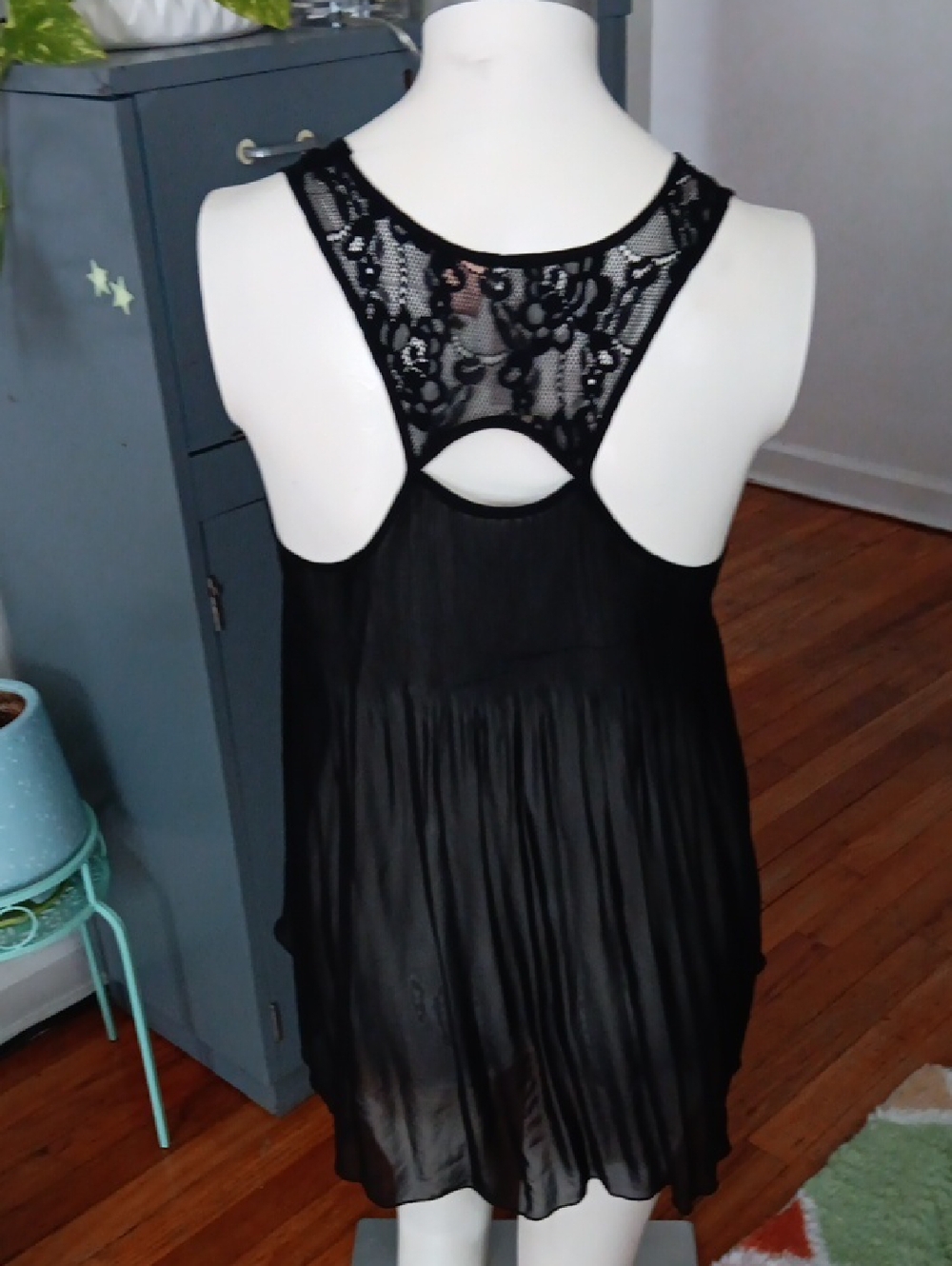 Eyeshadow Black Sheer Lace Camisole
